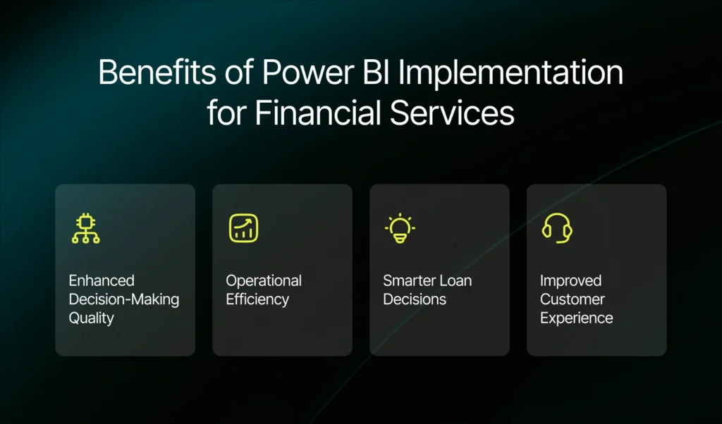 Benefits of Power BI Implementation for Financial Services