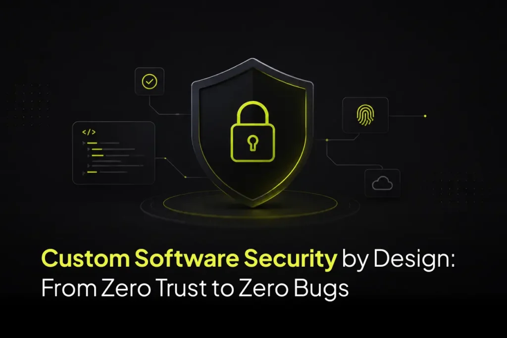 Custom Software Security by Design: From Zero Trust to Zero Bugs